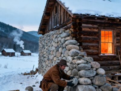 I REBUILT OUR CABIN’S WEST WALL WITH FIELDSTONE – AND WHEN THE VALLEY FROZE, MY SON FINALLY SLEPT