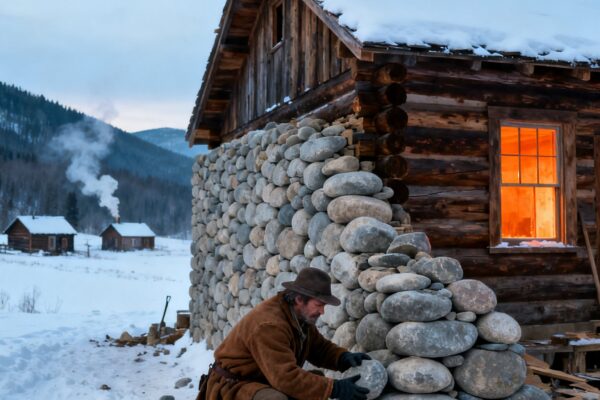 I REBUILT OUR CABIN’S WEST WALL WITH FIELDSTONE – AND WHEN THE VALLEY FROZE, MY SON FINALLY SLEPT