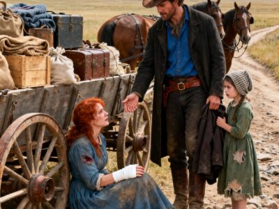 A BROKEN WOMAN LOST HER LAND TO A FORGED DEED – THEN A SINGLE FATHER COWBOY SAID, “LET ME HELP YOU”