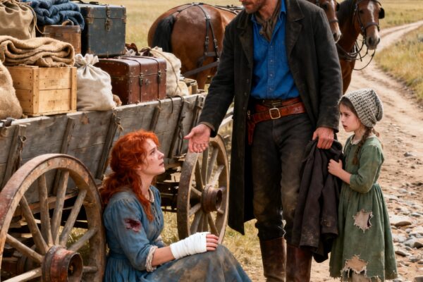 A BROKEN WOMAN LOST HER LAND TO A FORGED DEED – THEN A SINGLE FATHER COWBOY SAID, “LET ME HELP YOU”