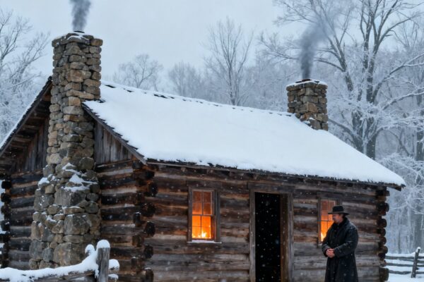 HE BUILT A CABIN WITH A GAP THROUGH THE MIDDLE – THEN THE WORST BLIZZARD IN 52 YEARS TESTED EVERY INCH OF IT