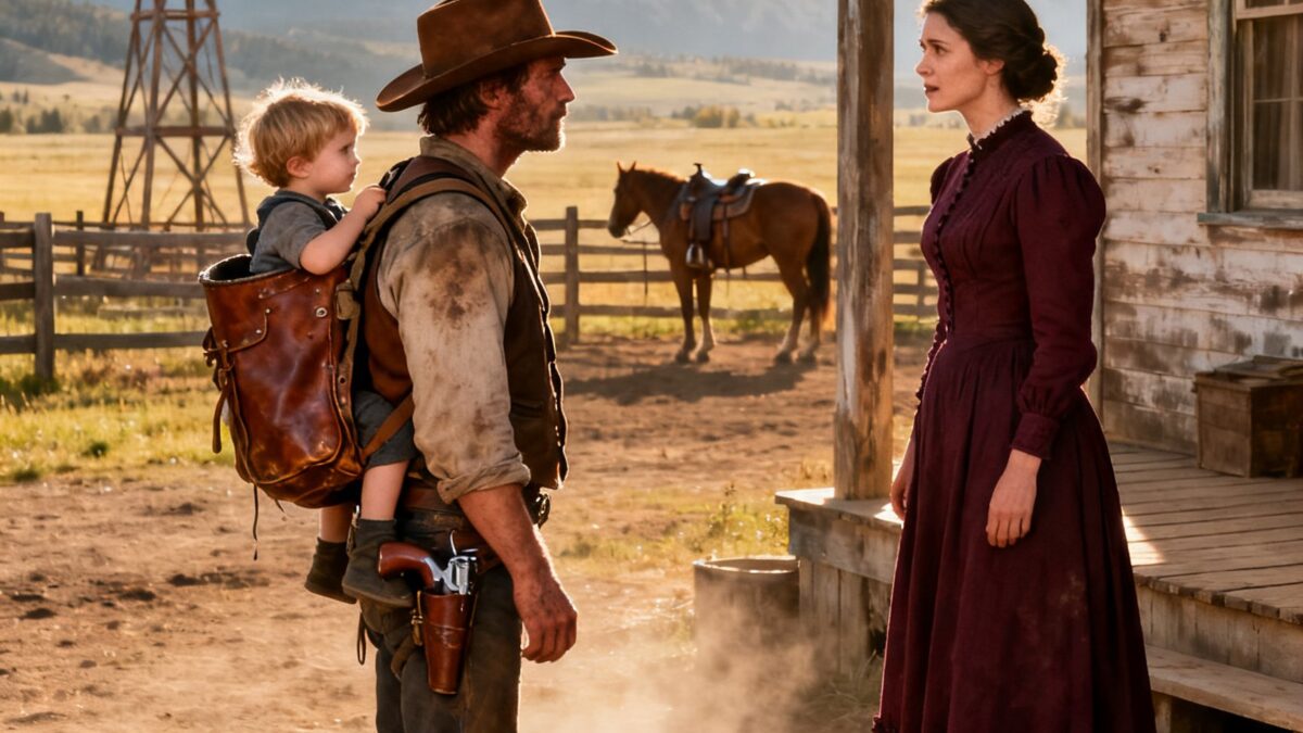 A BROKEN SINGLE DAD COWBOY CAME BACK WITH HIS LITTLE BOY – THEN HIS FIRST LOVE FOUND THE LETTERS HER FATHER BURNED