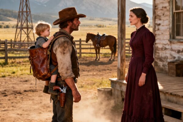 A BROKEN SINGLE DAD COWBOY CAME BACK WITH HIS LITTLE BOY – THEN HIS FIRST LOVE FOUND THE LETTERS HER FATHER BURNED