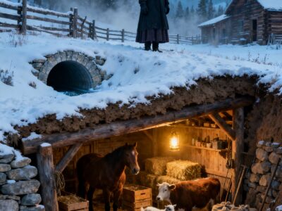 THEY LAUGHED AT HER FARM WITH NO BARN – UNTIL WINTER REVEALED WHAT SHE HAD BUILT BENEATH THE HILL