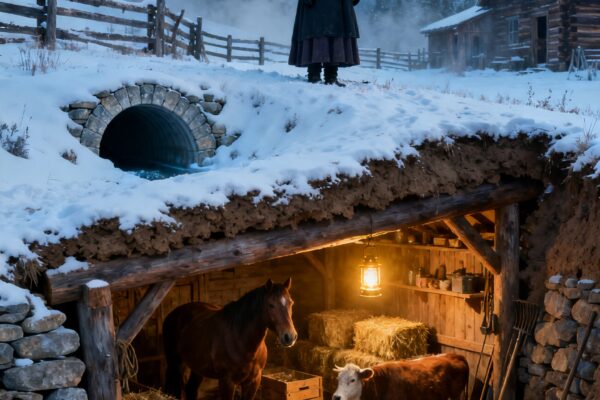 THEY LAUGHED AT HER FARM WITH NO BARN – UNTIL WINTER REVEALED WHAT SHE HAD BUILT BENEATH THE HILL