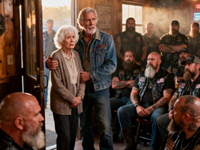 WE ASKED TO REST IN A HELLS ANGELS BAR – THEN THEIR BOSS STOOD BETWEEN US AND DANGER