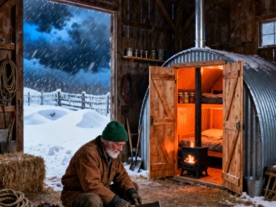 A WIDOW BURIED A TINY QUONSET HUT BEHIND HER FAILING BARN – THEN THE WORST STORM IN 46 YEARS PROVED EVERY MAN IN TOWN WRONG