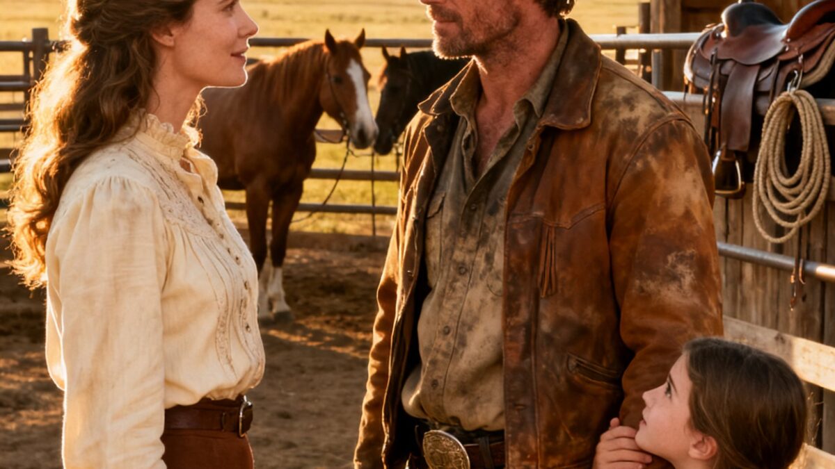 A RANCH WIDOW TRUSTED A COWBOY TO FIND HER STOLEN HORSES – THEN FOUND THE LITTLE GIRL HE WAS HIDING