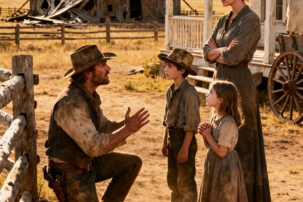 THE COWBOY BEGGED ME TO FEED HIS CHILDREN – THEN HE FOUND THE SECRET UNDER MY DEAD RANCH