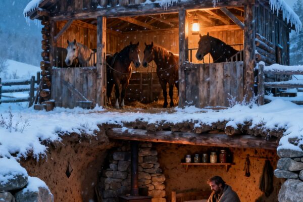 THEY MOCKED ME FOR BUILDING A SECRET BEDROOM UNDER THE HORSE BARN – THEN THE WORST BLIZZARD IN THE VALLEY PROVED WHY I DID IT