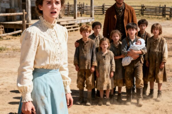 I FOUND EIGHT ORPHANED CHILDREN INSTEAD OF MY GROOM – THEN HIS HIDDEN PAPERS EXPOSED THE MAN WHO WANTED THEIR LAND