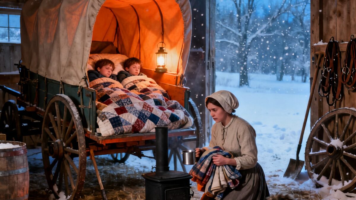 THEY SAID MY BARN SHELTER WOULD NEVER WORK – UNTIL MY DAUGHTERS SLEPT WARM THROUGH -55° COLD