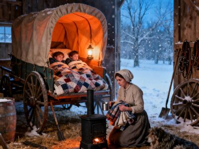 THEY SAID MY BARN SHELTER WOULD NEVER WORK – UNTIL MY DAUGHTERS SLEPT WARM THROUGH -55° COLD
