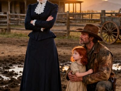 SHE OWNED THE RICHEST RANCH IN THE VALLEY AND TRUSTED NO MAN – UNTIL A BROKE COWBOY AND HIS LITTLE GIRL EXPOSED THE BETRAYAL INSIDE HER HOME