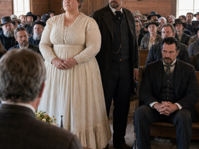 They Laughed When the “Too-Fat” Bride Was Forced on a Cowboy Everyone Called Broken—Then Cole Mercer Walked Into the Church, Took His Place Beside Abigail, and Said One Sentence That Turned Their Humiliation Into the Beginning of Harold Blackwood’s Ruin