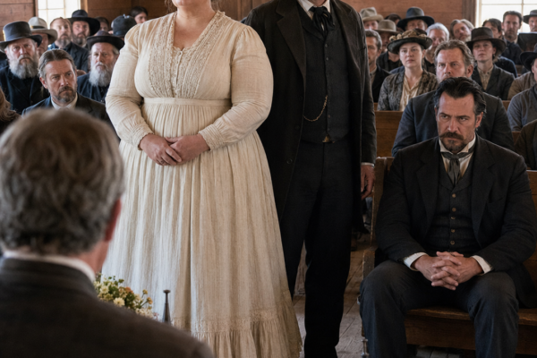 They Laughed When the “Too-Fat” Bride Was Forced on a Cowboy Everyone Called Broken—Then Cole Mercer Walked Into the Church, Took His Place Beside Abigail, and Said One Sentence That Turned Their Humiliation Into the Beginning of Harold Blackwood’s Ruin