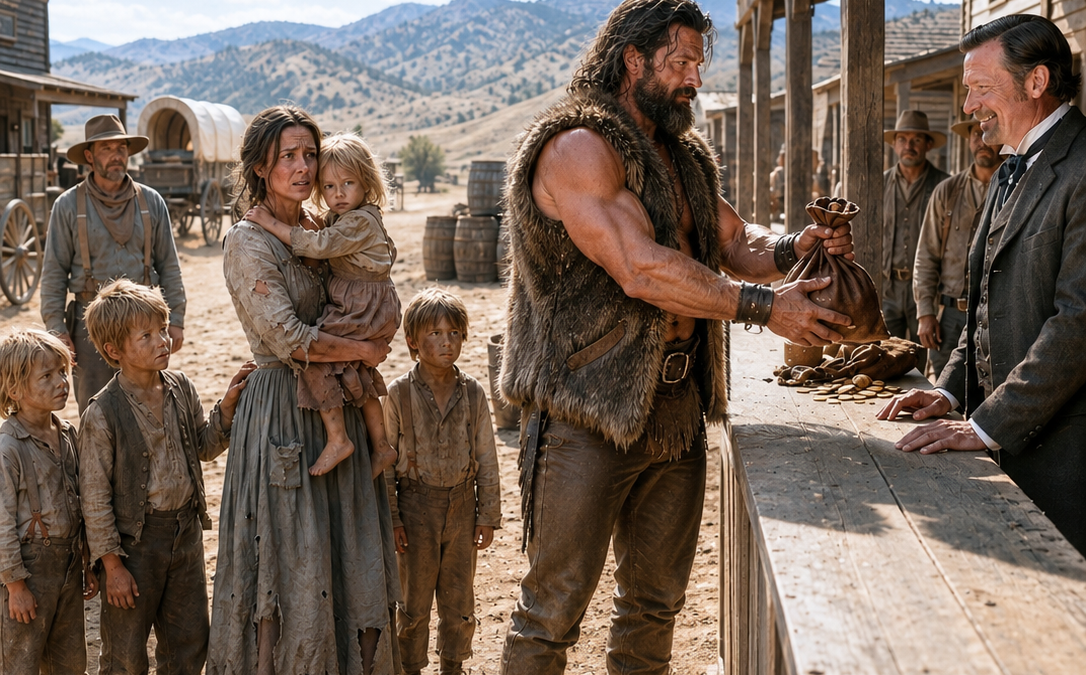 “I’ll Take Her and All Seven Children” — The Mountain Man’s Choice Shocked the Entire West