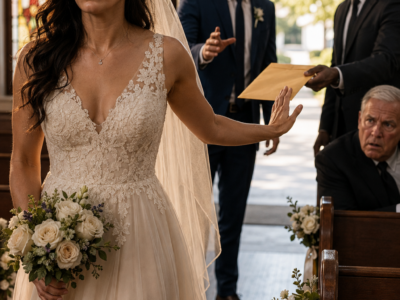 My Father Refused to Walk Me Down the Aisle Because I Was Marrying “a Nobody,” but Halfway to the Altar, Thirty Strangers Rose for the Man He Mocked—and One Sealed Warrant Revealed Whose Reputation Was About to Collapse
