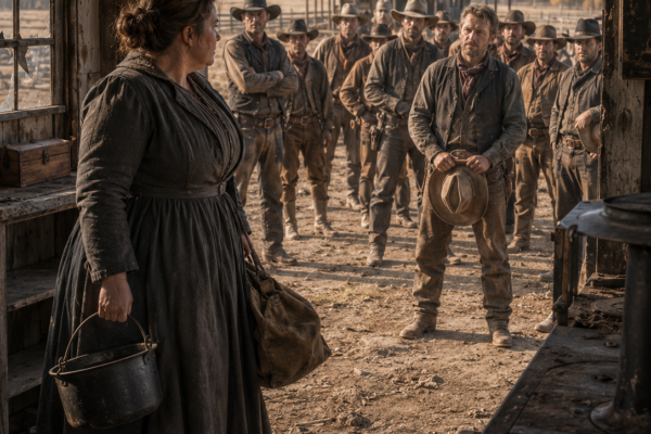 They Laughed When Clara Bellamy Walked Into an Abandoned Montana Ranch Kitchen—Then the Cook They Expected to Quit Rebuilt the Stove, Exposed a Supplier’s Theft, Fed Riders From Forty Miles Away, and Made the Silent Rancher Admit the Building He Had Ignored Might Save Everything