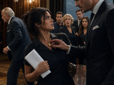 When the Romano Family Forced Their Curvy Housekeeper to Take a DNA Test Before Anyone Could Inherit, Hannah Reached for the Kit—But Luciano Recognized the Gold Locket at Her Throat, and the Man Trying to Leave the Room Knew Why She Had Been Missing for Twenty-Six Years