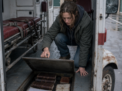 Cleaning Out the Rusted Ambulance Her Brother Called Worthless, Nora Found a Steel Compartment Hidden Beneath the Stretcher — Inside Were Her Dead Father’s Secret Savings, Decades of Patient Records, and a Letter Asking Her to Finish the Work She Had Been Too Broken to Return To