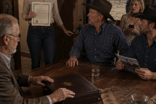 My Father Threw Me Out of Grandma’s Estate Auction, Saying Silver Creek Belonged to “Real Family”—But While My Stepbrother Prepared to Buy the Ranch and My Stepsister Filmed My Humiliation, the Attorney Stopped the Meeting Because Grandma Had Already Sold Every Acre to Someone Dad Never Expected: Me