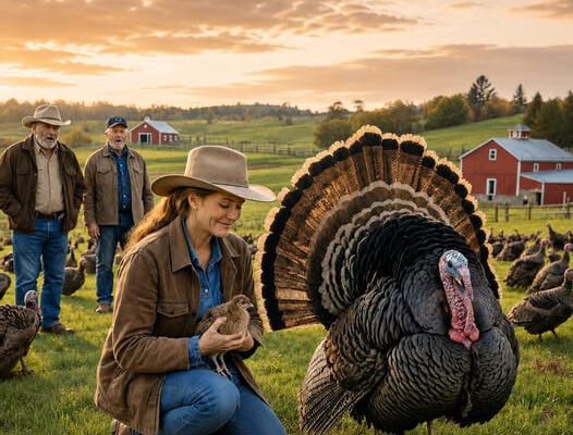 The Hatchery Threw Away 320 Turkey Eggs They Couldn’t Sell—She Hatched the Flock That Saved Her Farm