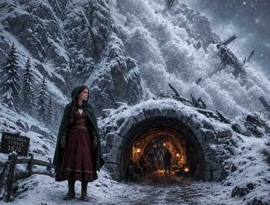 Homeless at 18, She Found a Stone Avalanche Tunnel—The Blizzard Made It the Valley’s Safe Haven