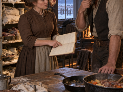 The Wealthy Montana Rancher Expected a Plain Mail-Order Bride to Manage His House—But When Eliza Found His Men Half-Starved, His Supplies Stolen, and Forty Acres Quietly Targeted, Nathaniel Brooks Had to Admit the Woman He Barely Noticed Was the Only Person Seeing His Ranch Clearly