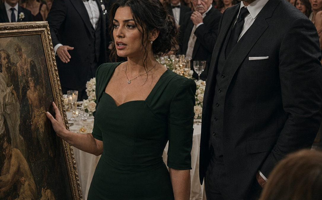 The Mafia Boss Needed a Date for His Brother’s Wedding—So He Chose the Daughter of the Accountant His Family Had Condemned, Never Expecting Her to Spot a Forged Painting Across the Ballroom and Uncover the Man Who Had Been Controlling Both Families for Twenty Years