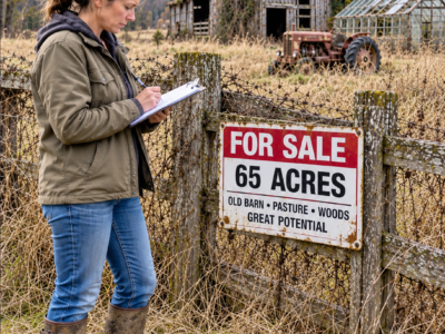 She Bought 65 Abandoned Acres—Then Twenty “Useless” Acres Revealed the Farm’s Forgotten Past