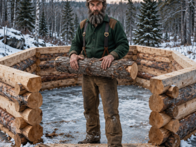 They Mocked His Eight-Sided Cabin—Until Minnesota’s Winter Drove Them to His Door