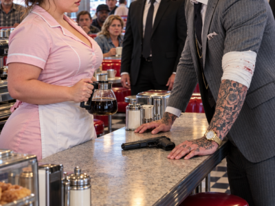 She Spilled Coffee on the Mafia Boss’s Secret Ledger—Then Burned Her Hands Saving It