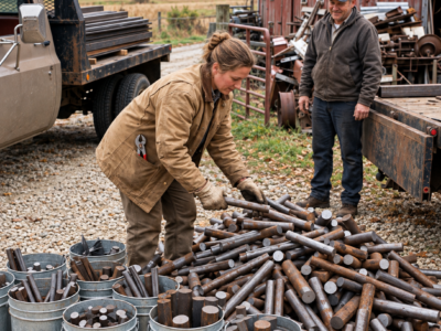 A Machine Shop Gave Her Scrap Steel for Free — She Turned It Into a $210,000 Pin Line