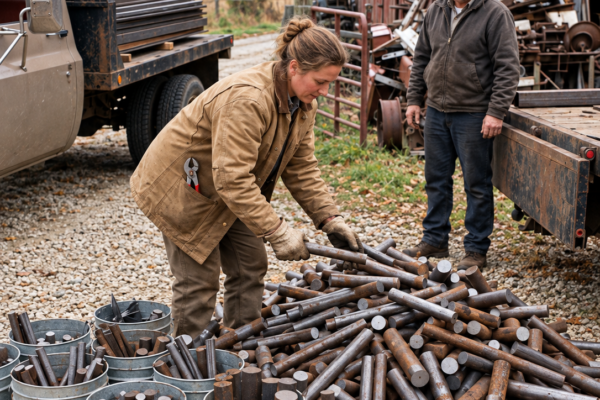 A Machine Shop Gave Her Scrap Steel for Free — She Turned It Into a $210,000 Pin Line