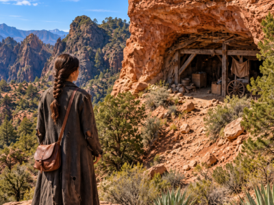 her family left her to die in the frozen mountains, but the ruined shelter they abandoned her beside hid a deserter’s fortune and her own forgotten inheritance