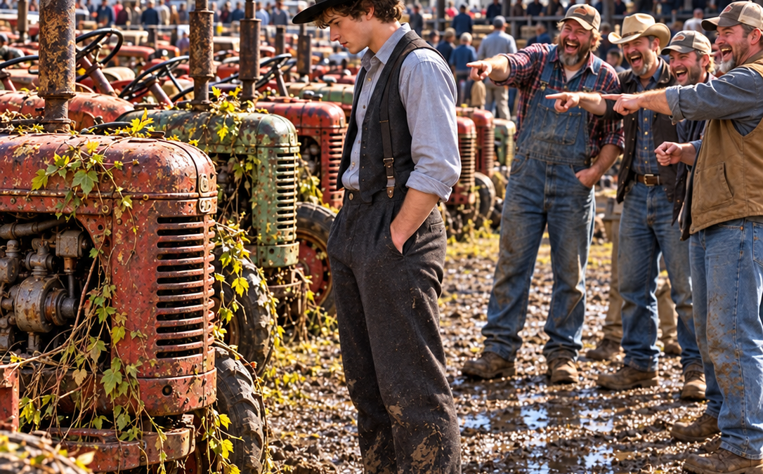 they laughed when a penniless 19-year-old bought 50 dead tractors for $2,000—two winters later, the biggest dealer in the county came begging at his barn