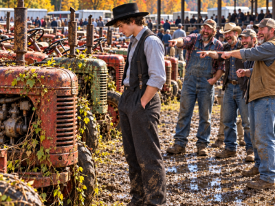 they laughed when a penniless 19-year-old bought 50 dead tractors for $2,000—two winters later, the biggest dealer in the county came begging at his barn