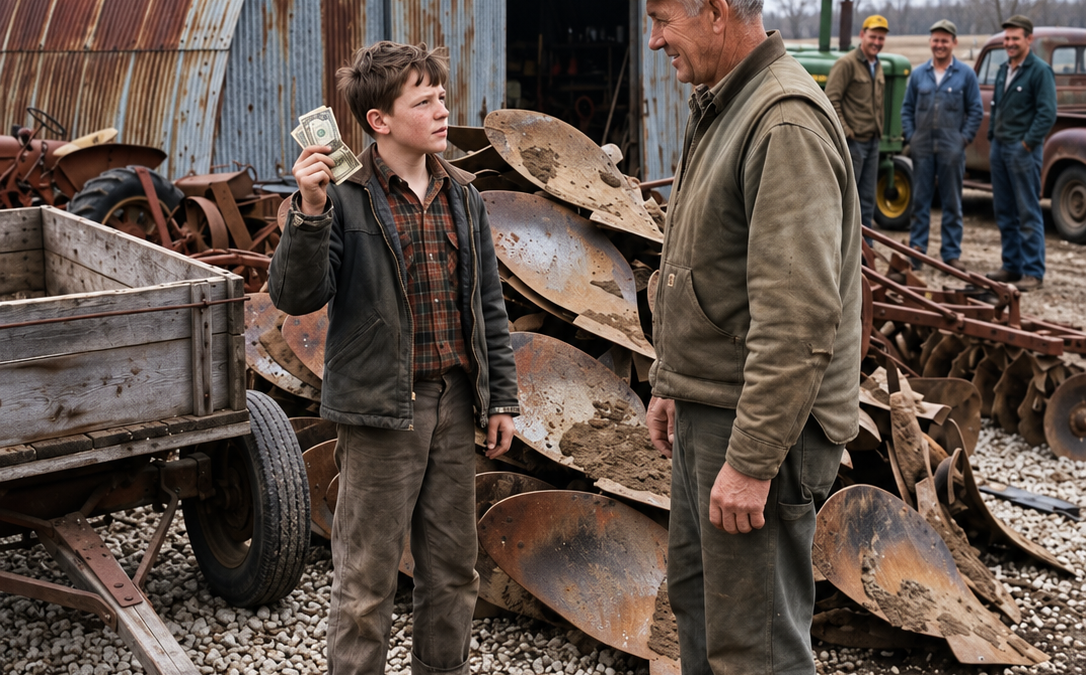 they laughed when a farm boy spent his last dollars on worn plowshares—years later, the whole county wanted what he forged from their scrap
