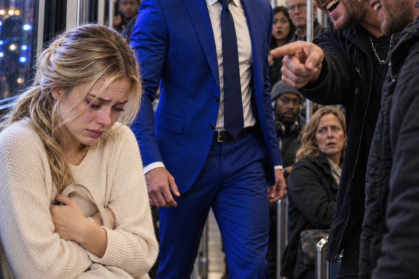 She Begged Two Men to Leave Her Alone on the Train—Then Chicago’s Most Feared Mafia Boss Rose and Said, “Touch My Future Wife Again.”