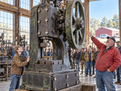 the whole county laughed when a 12-year-old spent $50 on an eight-ton machine—until an old bridge depended on what he refused to open