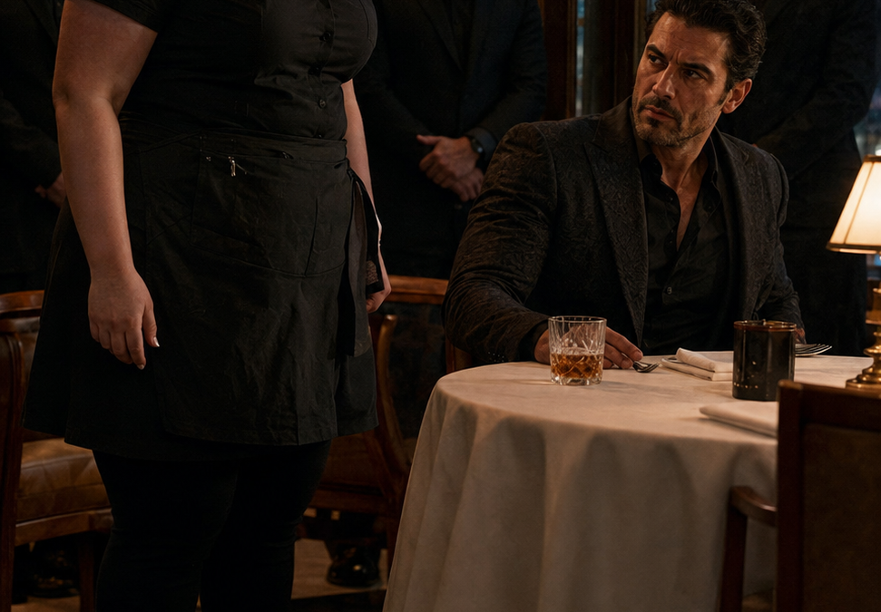The Mafia Boss Tested the Curvy Waitress Who Secretly Saved His Life—But When Beatrice Answered the One Question Everyone Else Feared, Gabriel Valente Realized the Woman Chicago Treated as Invisible Had Seen the Betrayal His Own Armed Men Were Too Proud to Notice