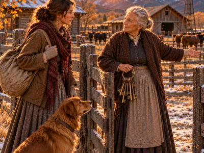 she arrived at the old ranch with one bag and nowhere to go—then the widow handed her the keys her own sons thought belonged to them