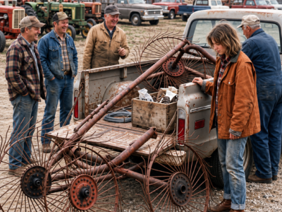 they laughed when a 16-year-old farm girl hauled home four dead hay rakes for $6.50—seventeen years later, the same men came to her shop when their own machines failed