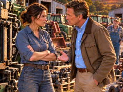 they called her father’s farm a 2,000-acre graveyard and offered $3,500 for eighty broken machines—five years later, the same men slowed down just to stare