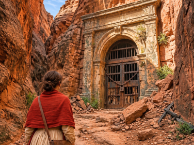 the county sold a young widow a forbidden ghost town for $9—then she found the bank her father had sealed beneath the ruins
