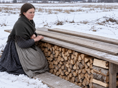 Thrown Out at 16, She Built a Dugout Shed for $10 — Until Her Firewood Stayed Dry All Winter