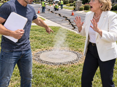 the hoa buried my sixty-year-old well without permission—then the ground turned warm, the road split open, and an old secret beneath our homes finally came up