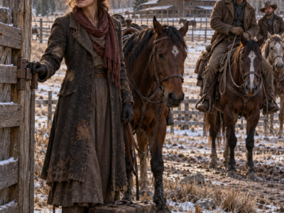The Wealthy Colorado Rancher Had Rejected Every Woman Sent to Marry Him—Then a Mud-Covered Widow Walked Two Hundred Miles to His Gate Asking Only for Work, and Nathaniel Cross Ordered His Men to Respect the Difference Before Anyone Could Turn Her Poverty Into a Proposal