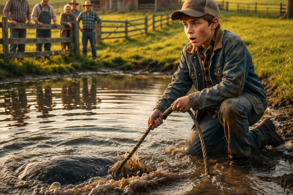 the thirteen-year-old farmer’s son pulled a rusted pump from the pond—and proved the family land had been hiding a deadly secret for sixty years